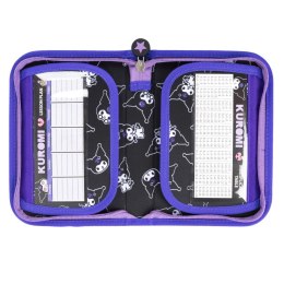 Piórnik KUROMI czarny 2 KLAPKOWY St.Majewski (bez wyposażenia) St.Majewski