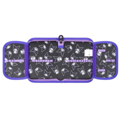 Piórnik KUROMI czarny 2 KLAPKOWY St.Majewski (bez wyposażenia) St.Majewski