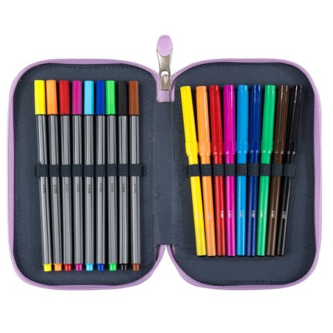 Piórnik PINK BUTTERFLIES pc-05 St.Right (z wyposażnieniem) St.Right