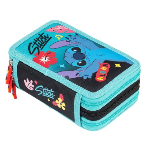 Piórnik STITCH MINT ALOHA POTRÓJNY St.Majewski (z wyposażnieniem) St.Majewski