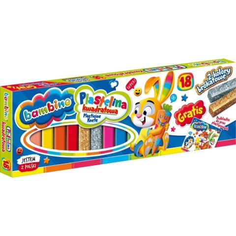 Plastelina 18 kol. BAMBINO mix St.Majewski St.Majewski