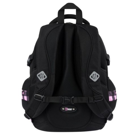 Plecak PINK CHECKERED 4-KOMORY St.Right (BP-01) St.Right