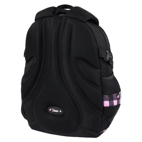 Plecak PINK CHECKERED 4-KOMORY St.Right (BP-01) St.Right