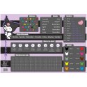 Podkład na biurko Kuromi mix płyta piśniowa pokryta okleiną PVC [mm:] 51x380 Bambino Bambino