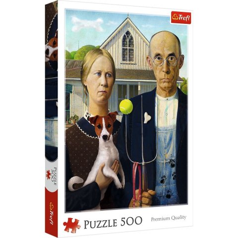 Puzzle American Gothic 500 el. Trefl (37526) Trefl