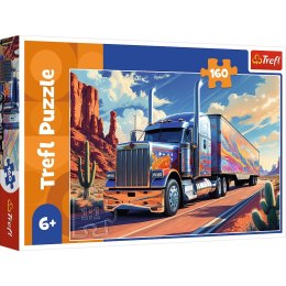 Puzzle Ciężarówka w trasie 160 el. Trefl (15413) Trefl