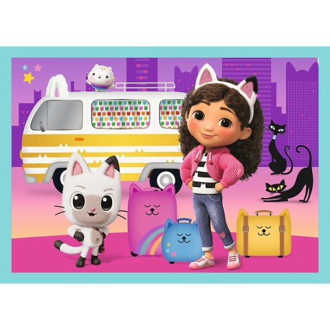 Puzzle Gabby Gabby great adventure 4w1 el. Trefl (34670) Trefl