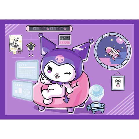 Puzzle Hello Kitty Dzień Kuromi 4w1 el. Trefl (34676) Trefl