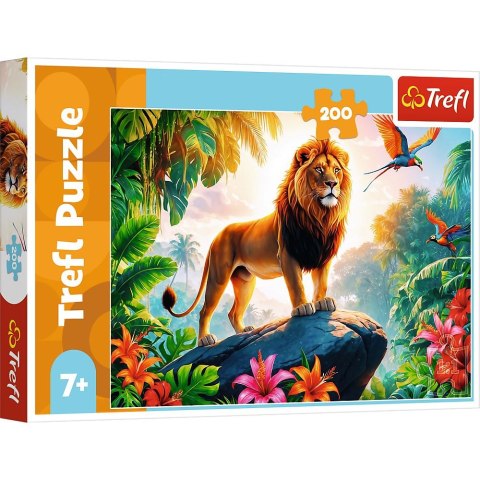 Puzzle Król dzungli 200 el. Trefl (13329) Trefl