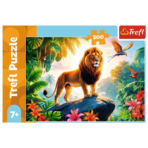 Puzzle Król dzungli 200 el. Trefl (13329) Trefl