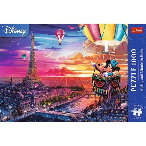 Puzzle Mickey i Minnie w Paryżu 1000 el. Trefl (10917) Trefl