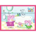 Puzzle Peppa uwielbia przygody 4w1 el. Trefl (34672) Trefl