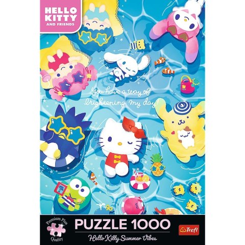 Puzzle Premium Plus Hello Kitty Letni relaks 1000 el. Trefl (12067) Trefl