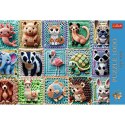 Puzzle Premium Plus Szydełkowe zwierzątka 1000 el. Trefl (12093) Trefl