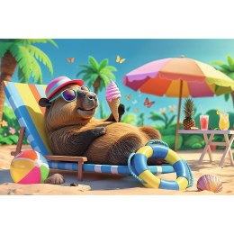 Puzzle Relaks w stylu kapibary 100 el. Trefl (16537) Trefl