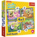 Puzzle Sponge Bob 4w1 4w1 el. Trefl (34674) Trefl