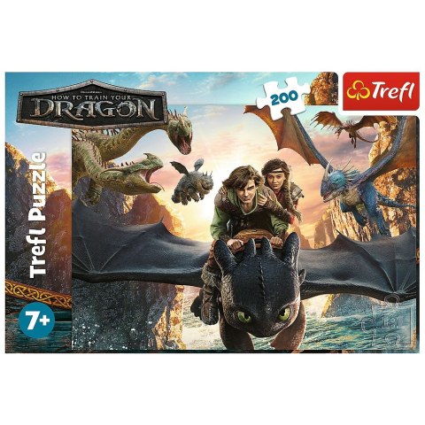 Puzzle Szczerbatek i przyjaciele 200 el. Trefl (13348) Trefl