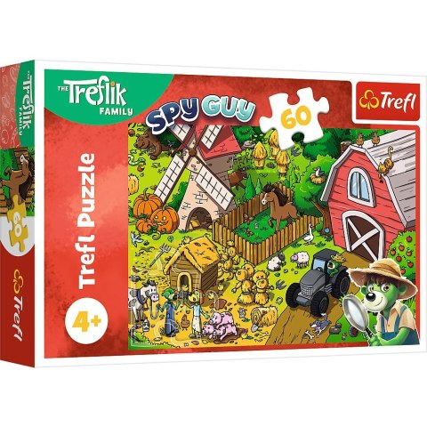 Puzzle Trefliki Na farmie 60 el. Trefl (17402) Trefl