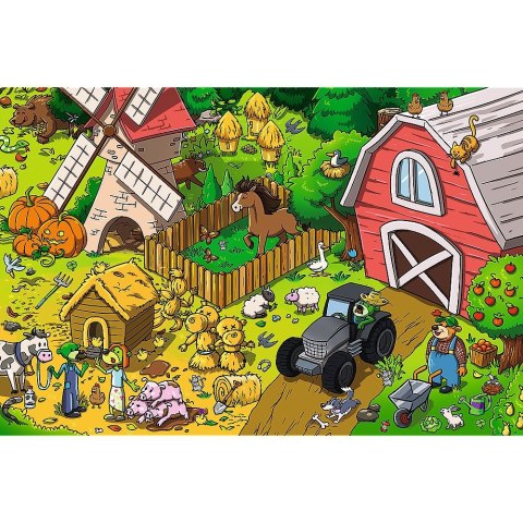 Puzzle Trefliki Na farmie 60 el. Trefl (17402) Trefl