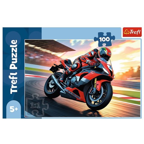 Puzzle Trefliki Szybki motocykl 100 el. Trefl (16489) Trefl