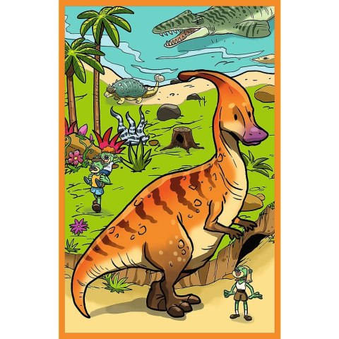 Puzzle Trefliki w świecie dinozaurów 3x80 el. Trefl (34888) Trefl