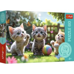 Puzzle Trzy kociaki 60 el. Trefl (17412) Trefl