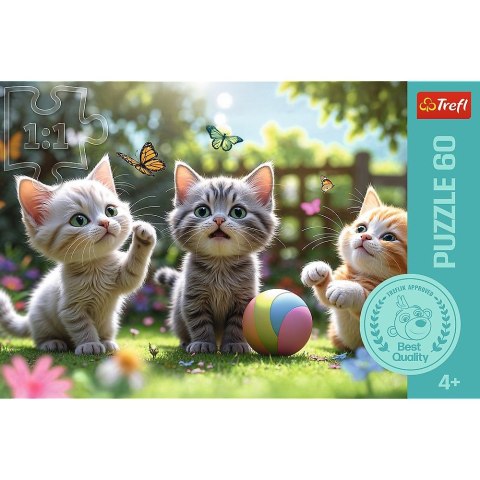Puzzle Trzy kociaki 60 el. Trefl (17412) Trefl