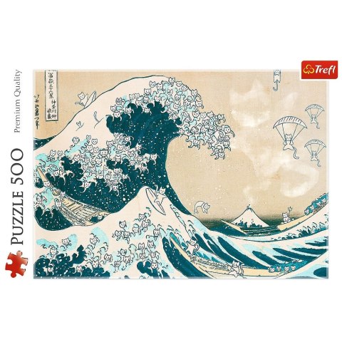 Puzzle Wielka kocia fala 500 el. Trefl (37537) Trefl