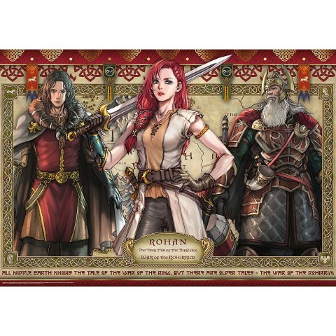 Puzzle Władca Pierścieni Wojna Rohirrimów 1000 el. Trefl (10937) Trefl