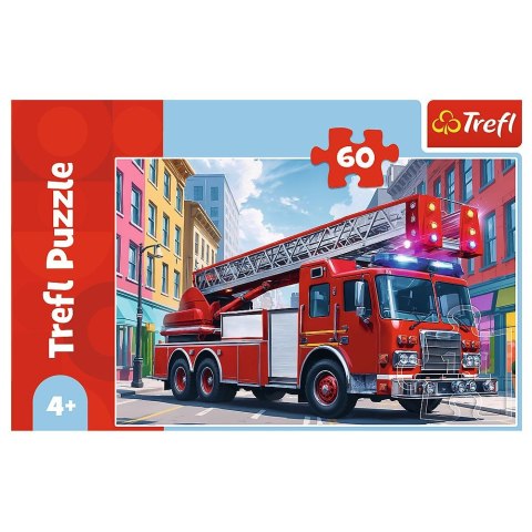Puzzle Wóz strażacki 60 el. Trefl (17405) Trefl