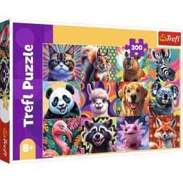 Puzzle Zabawne portrety zwierząt 300 el. Trefl (23030) Trefl