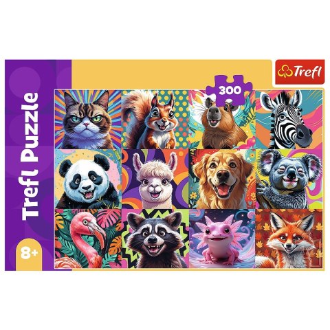 Puzzle Zabawne portrety zwierząt 300 el. Trefl (23030) Trefl