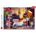 Puzzle koci wieczór 2000 el. Trefl (27126) Trefl