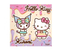 Serwetki Hello Kitty and Kuromi mix papier [mm:] 330x330 Godan (98234) Godan
