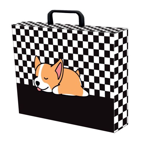Teczka kartonowa ST.RIGHT SLEEPY CORGI A4 mix Unipap Unipap