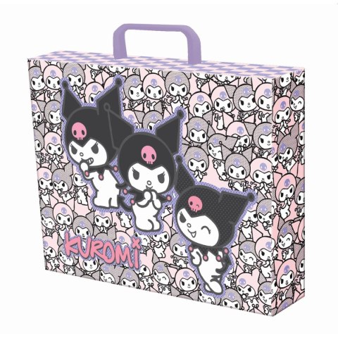 Teczka kartonowa na zatrzask Kuromi A4 różne Unipap Unipap