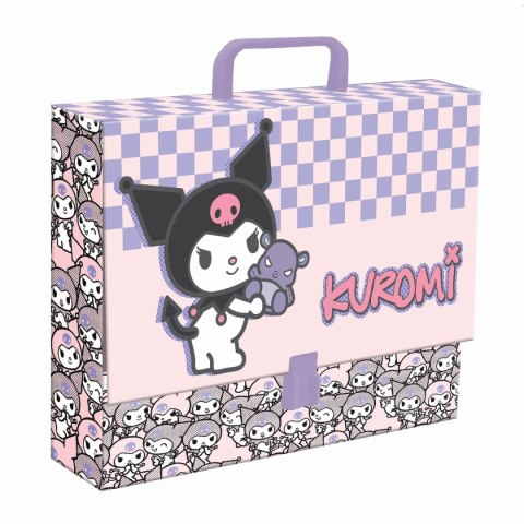 Teczka kartonowa na zatrzask Kuromi A4 różne Unipap Unipap