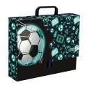Teczka kartonowa na zatrzask Neon Football A4 czarny [mm:] 330x90 Unipap Unipap