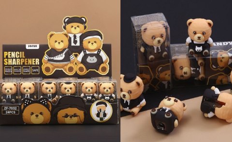 Temperówka DOG mix gumowany plastik (ZF3986)