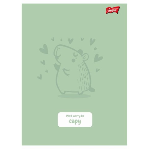 Zeszyt Capybara A5 32k. 70g linia kolor Unipap Unipap