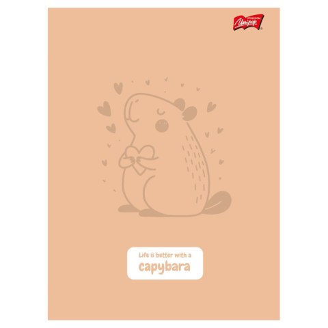 Zeszyt Capybara A5 32k. 70g linia kolor Unipap Unipap