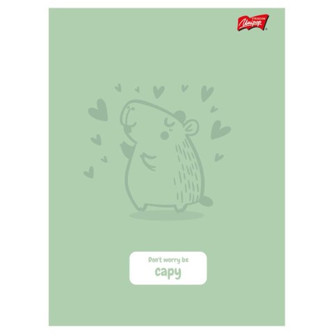Zeszyt Capybara A5 32k. 70g linia kolor Unipap Unipap