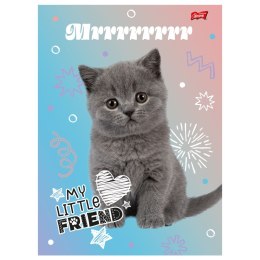 Zeszyt MY LITTLE FRIEND A4 32k. 70g krata Unipap Unipap
