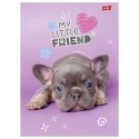 Zeszyt MY LITTLE FRIEND A4 32k. 70g krata Unipap Unipap