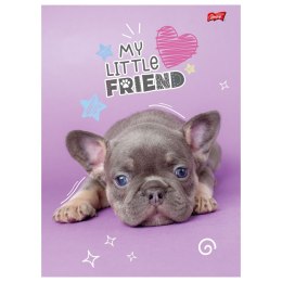 Zeszyt MY LITTLE FRIEND A4 32k. 70g krata Unipap Unipap