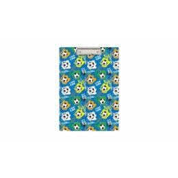 Deska z klipem (podkład do pisania) FOOTBALL A4 mix Biurfol (KHN-01-34) Biurfol