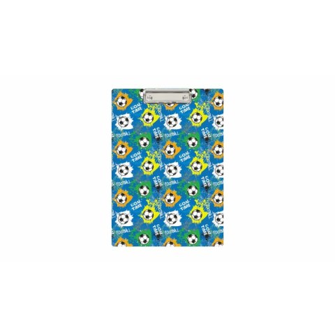 Deska z klipem (podkład do pisania) FOOTBALL A4 mix Biurfol (KHN-01-34) Biurfol