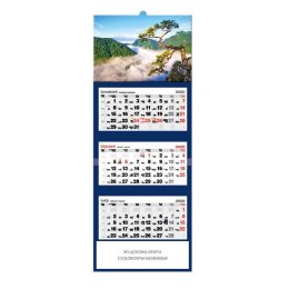 Kalendarz ścienny Limba na Sokolnicy trójdzielne 320mm x 855mm Jotan (t54) Jotan