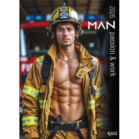 Kalendarz ścienny MAN, PASSION&WORK 13- planszowy 300mm x 350mm Jotan (WPK148) Jotan