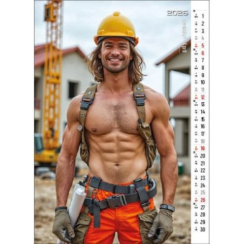 Kalendarz ścienny MAN, PASSION&WORK 13- planszowy 300mm x 350mm Jotan (WPK148) Jotan